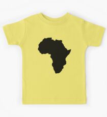 The continent of Africa map of African nation Kids Tee