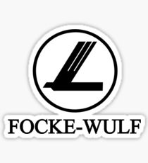 Focke-Wulf Aircraft Logo (Black) Sticker