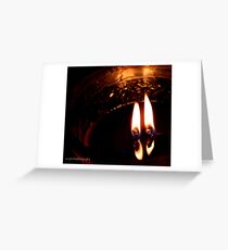 Twin flame Greeting Card