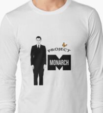 Project Monarch - Bluebird Project - Paper Clip - MK Ultra Long Sleeve T-Shirt