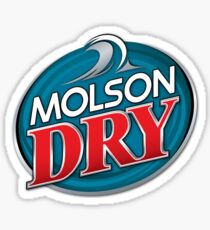 Molson Dry Sticker