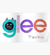 Glee logo by brittany Poster