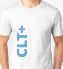 CLT+ Teal and Purple logo Unisex T-Shirt