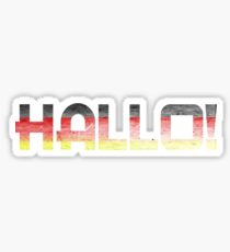 Hallo! Sticker