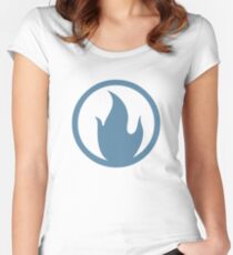 TF2 Pyro Shirt Team Spirit Blue Women's Fitted Scoop T-Shirt