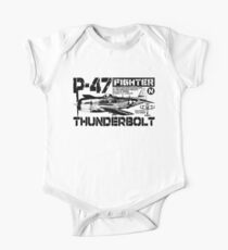 P-47 Thunderbolt Baby Body Kurzarm