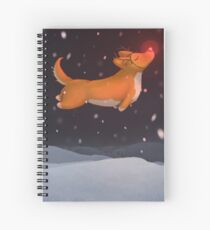 Rudolph, the Red Nosed Corgi Spiralblock