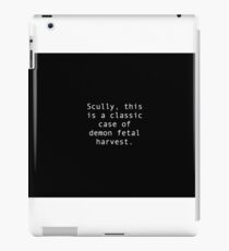 Duh, Scully iPad Case/Skin