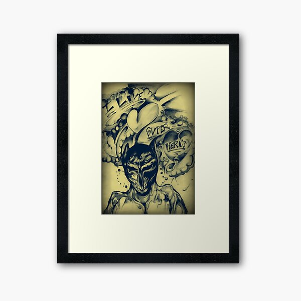 1st <3 Framed Art Print