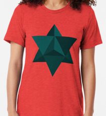 Star Tetrahedron Descent Tri-blend T-Shirt
