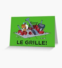 Le Grille! Greeting Card