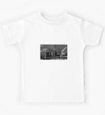 Black and White Downtown Orlando Kids Tee