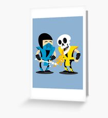 Fire and Ice Greeting Card