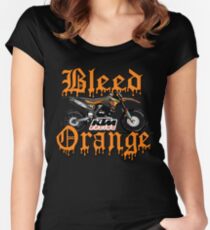 Bleed Orange Women's Fitted Scoop T-Shirt