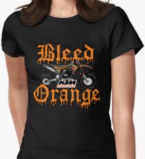 Bleed Orange Women's Fitted T-Shirt