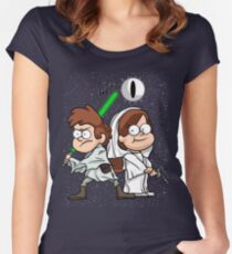 Wonder Twins Star Wars Women's Fitted Scoop T-Shirt