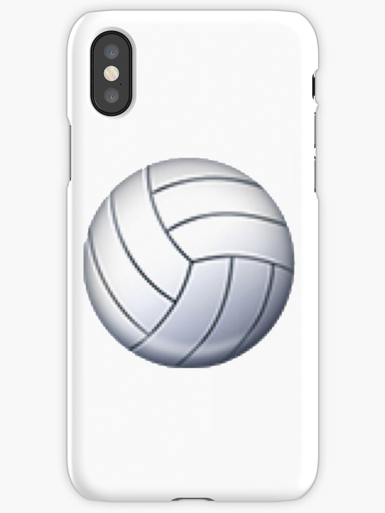 "Volleyball Emoji" iPhone Cases & Covers by victoriab123 Redbubble