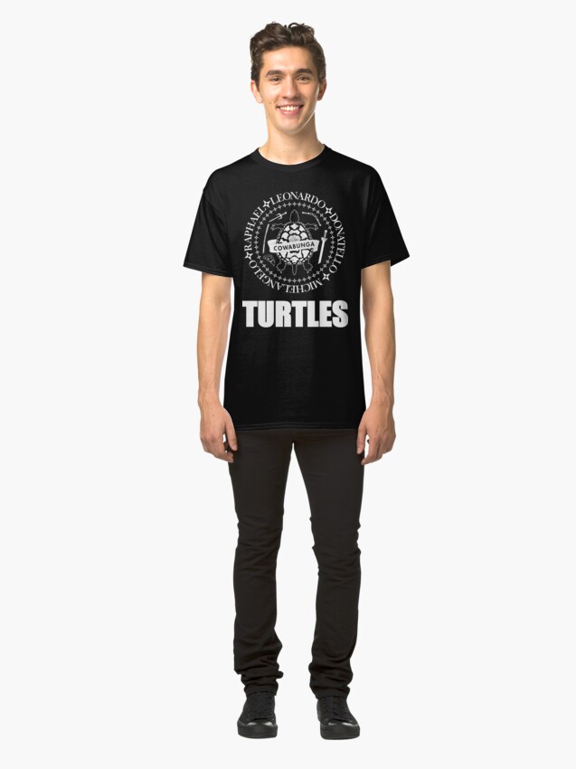 Alternate view of TMNT Ramones Logo Classic T-Shirt