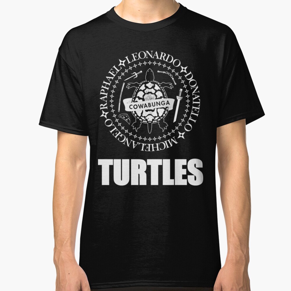 TMNT Ramones Logo Classic T-Shirt