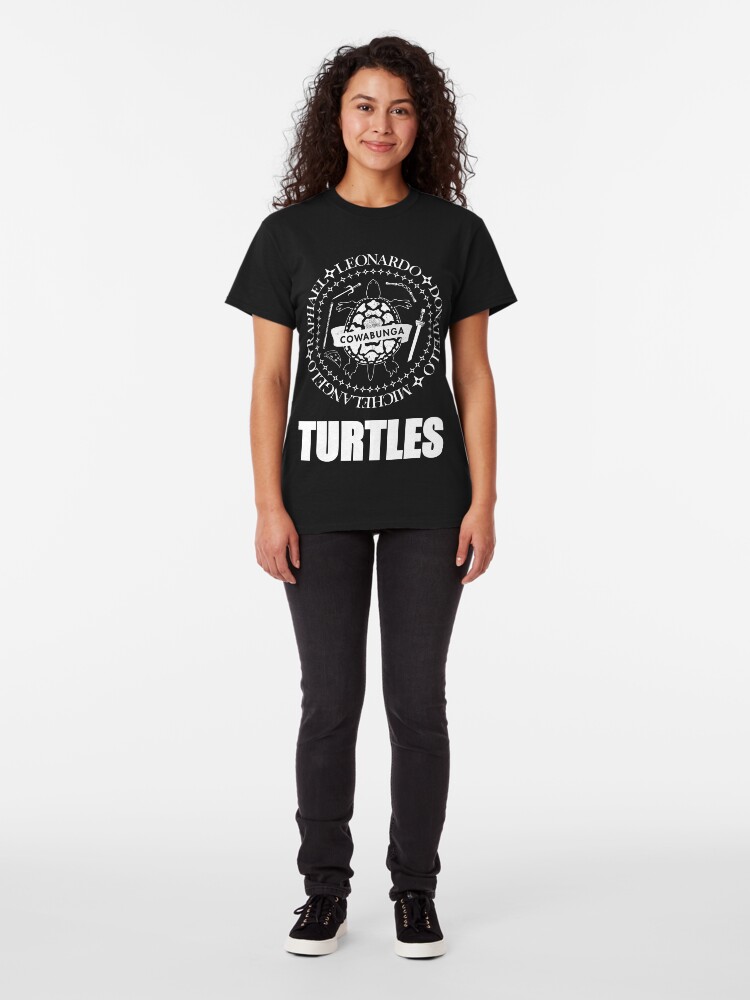 Alternate view of TMNT Ramones Logo Classic T-Shirt
