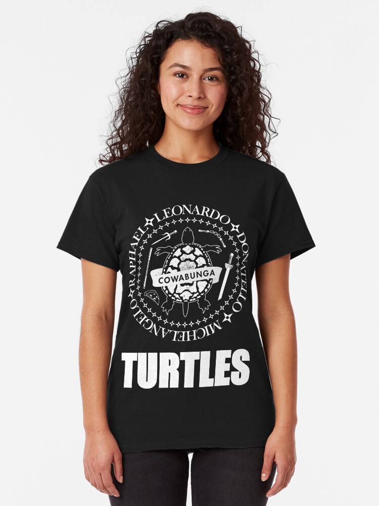 Alternate view of TMNT Ramones Logo Classic T-Shirt