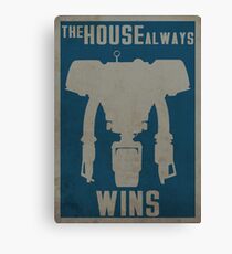 The House Always Wins Canvas Print