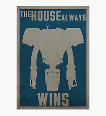 Das Haus gewinnt immer Fotodruck