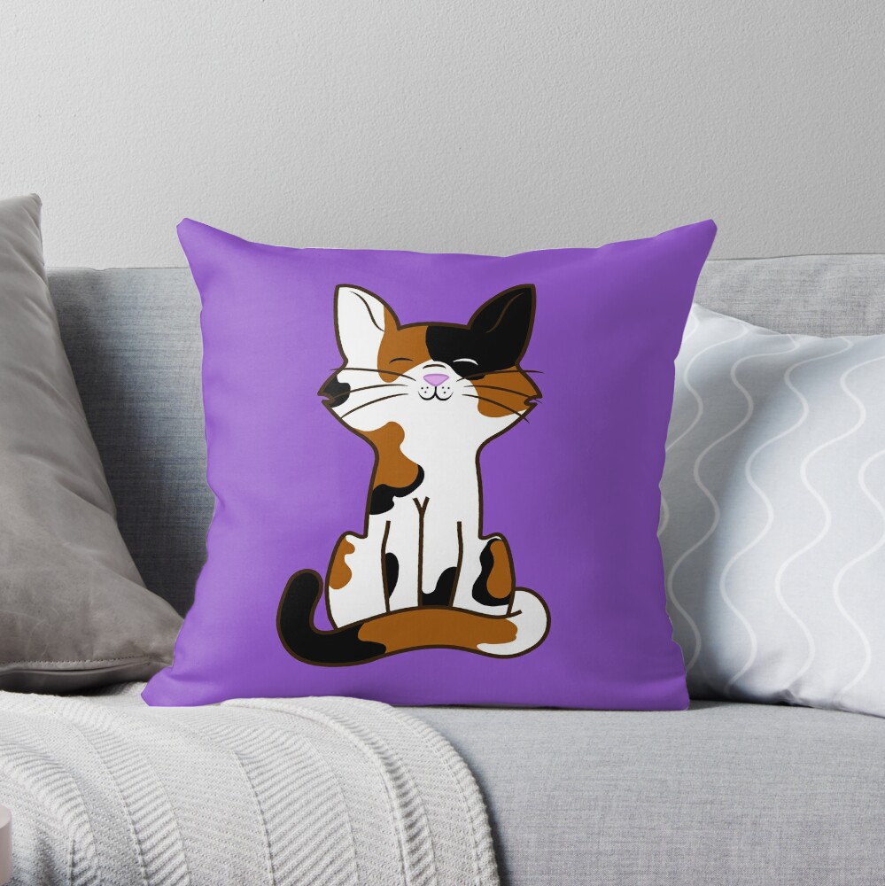 calico cat body pillow