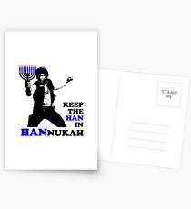 Keep the Han in Hannukah Postcards