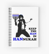 Keep the Han in Hannukah Spiral Notebook