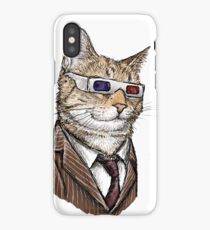 10th Doctor Mew 3D Glasses iPhone Case