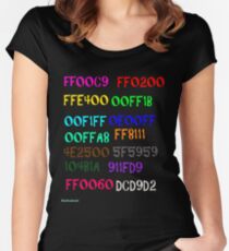 Color Chart Women's Fitted Scoop T-Shirt
