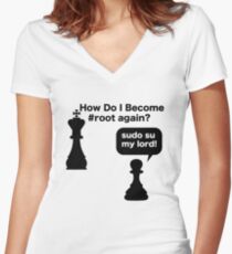 My Lord Women's Fitted V-Neck T-Shirt