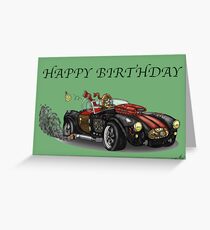 AC COBRA STYLE STEAMPUNK BIRTHDAY CARD Greeting Card