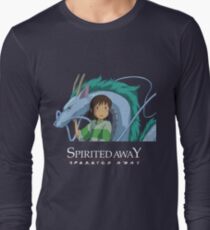 Spirited Away Chihiro and Haku-Studio Ghibli Long Sleeve T-Shirt
