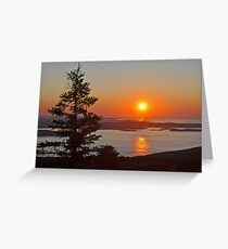 Cadillac Sunrise Greeting Card