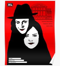 The white stripes poster design Poster