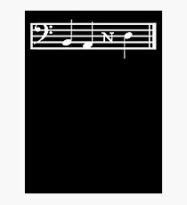 BAND Bass Staff Photographic Print