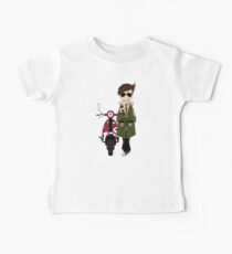 Mod Boy & Retro Scooter Baby Tee