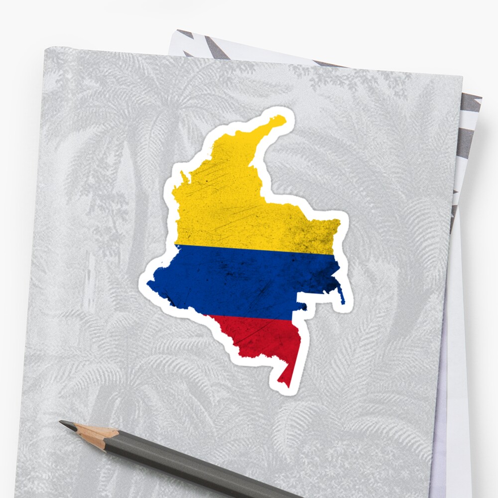 "Colombian Pride Flag" Sticker by Groovysheck | Redbubble