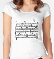 Mozart Men Women's Fitted Scoop T-Shirt