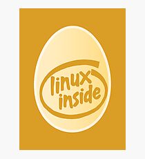 LINUX INSIDE Photographic Print