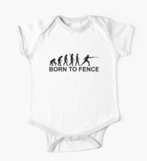 Evolution born to fence Fencing One Piece - Short Sleeve