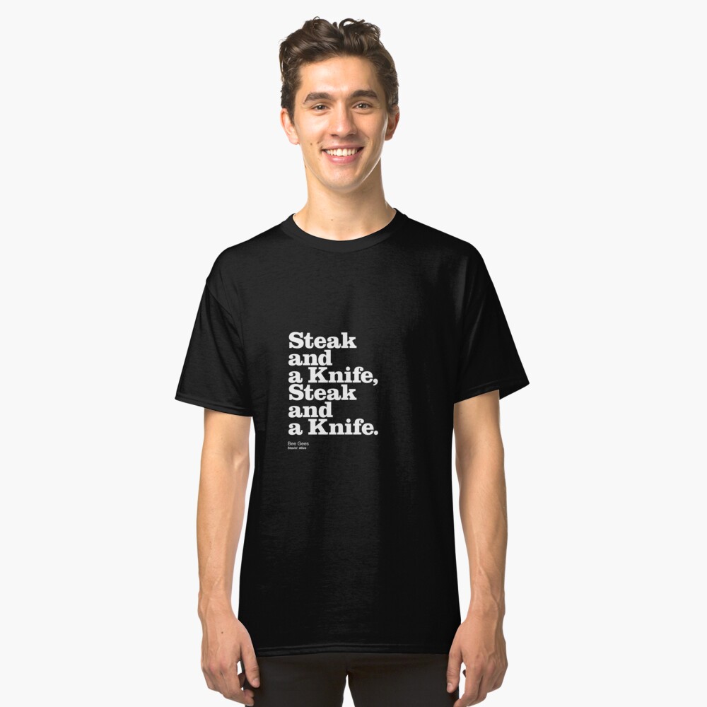 stayin alive t shirt