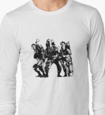 Ghostbusters Film Poster Silhouette Long Sleeve T-Shirt
