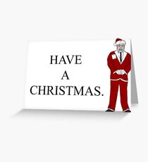 Corporate Santa Greeting Card