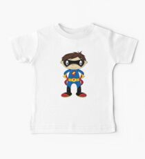 Cute Superhero Pattern Baby T-Shirt