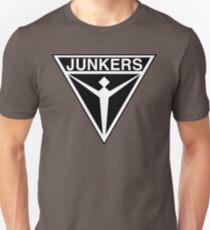 Junkers Aircraft logo Slim Fit T-Shirt