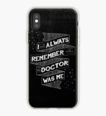 When the Doctor Was Me iPhone Case