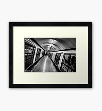 Underground Framed Print